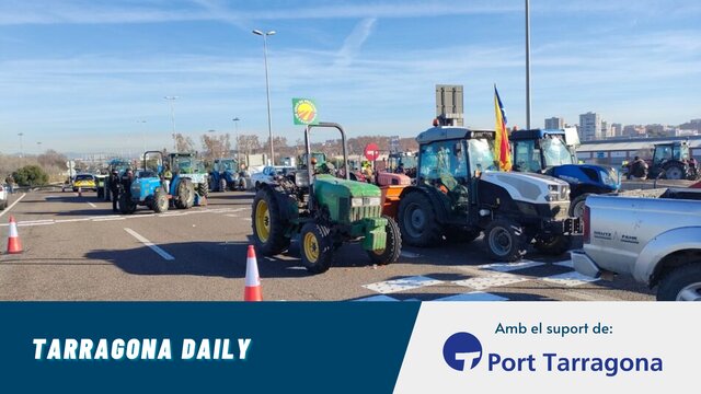pagesos tractors port de tarragona acces protesta