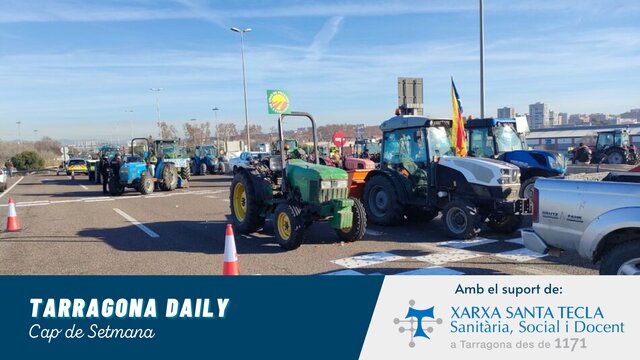 pagesos tractors port de tarragona acces protesta