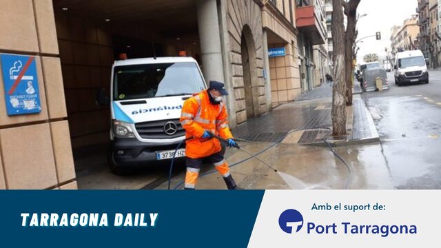 S'intensifica la neteja de carrers a Tarragona
